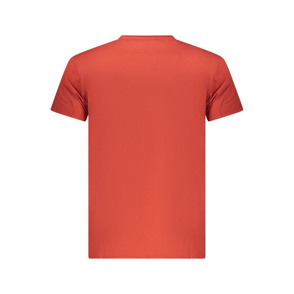 Tommy Hilfiger Rosso Cotton Men T-Shirt
