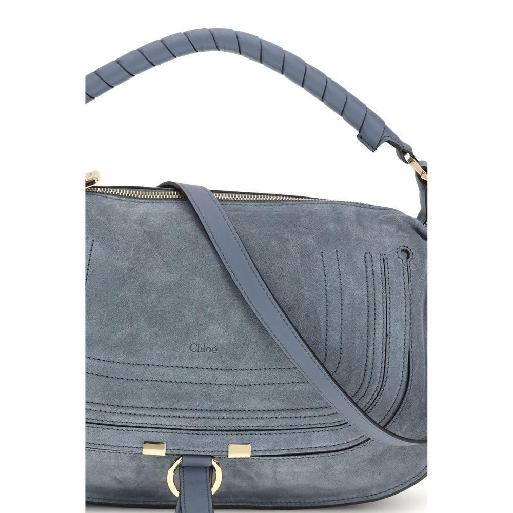 Chloé Blue Calf Leather Bos Taurus Shoulder Bag