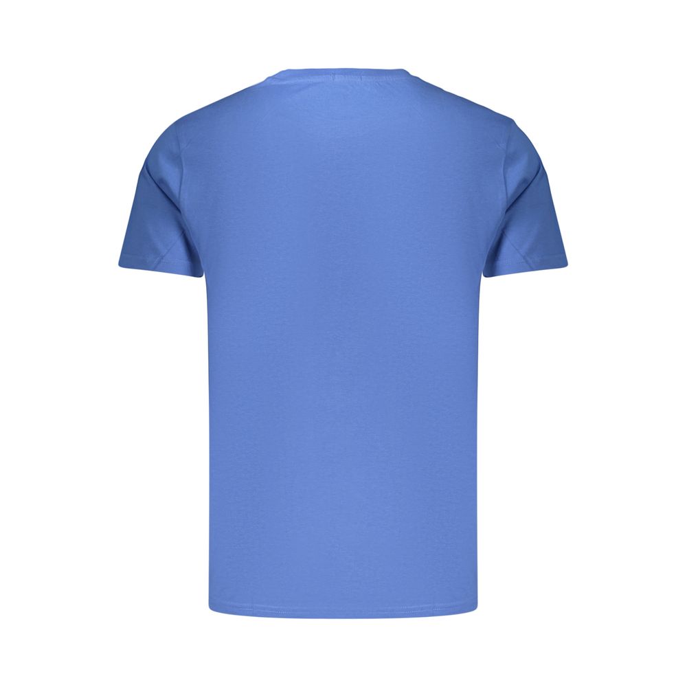 Rifle Blue Cotton Mens T-Shirt