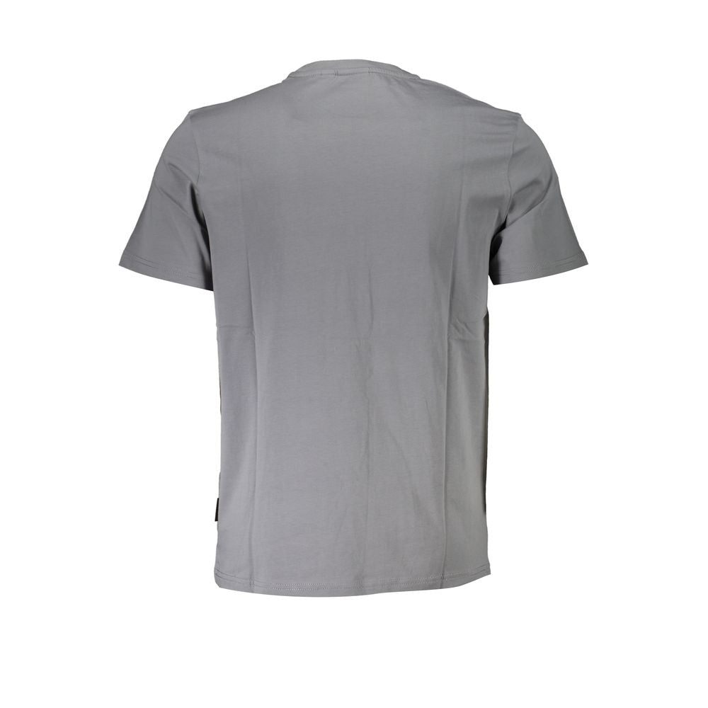 Napapijri Brown Cotton Men T-Shirt