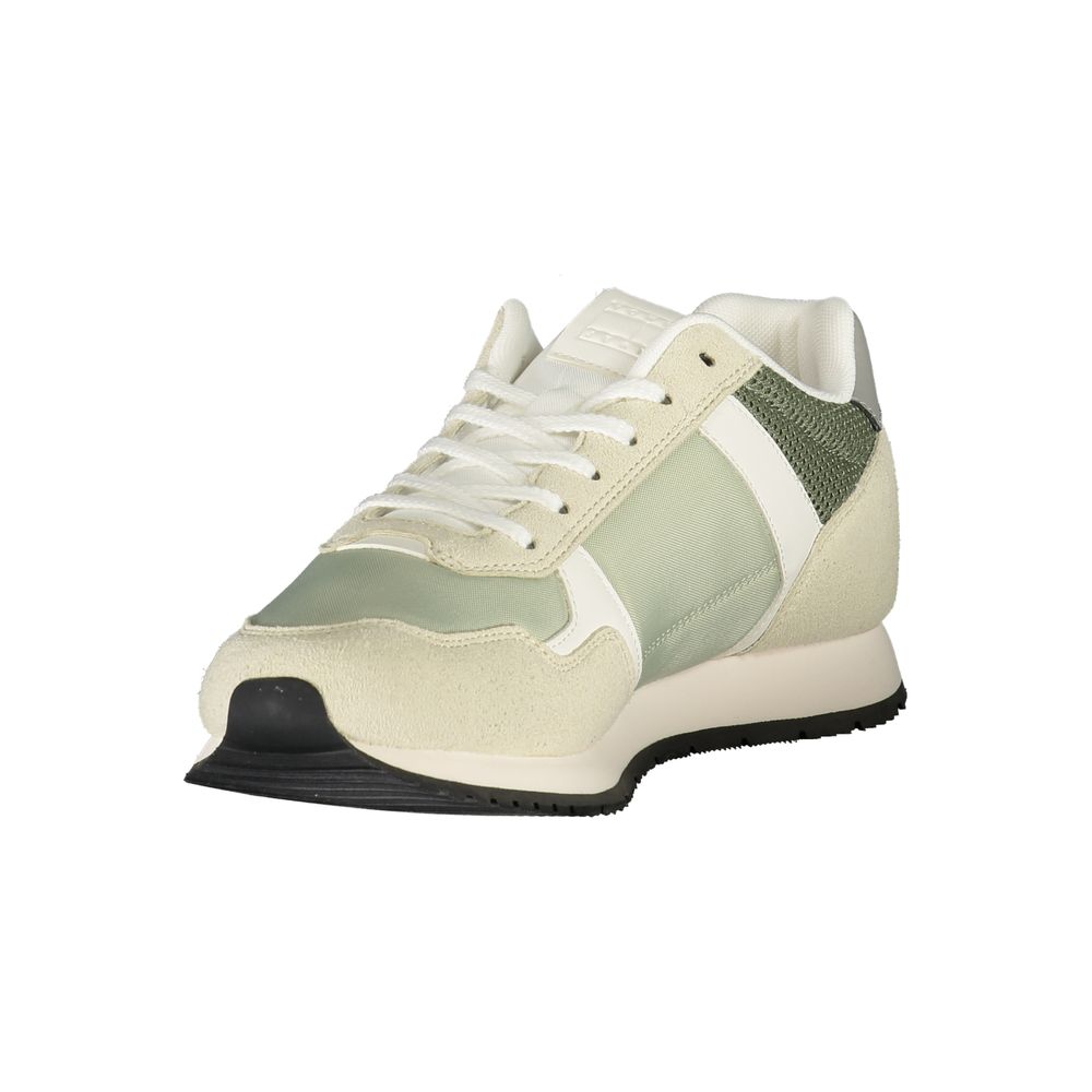 Tommy Hilfiger Green Polyester Men Sneakers