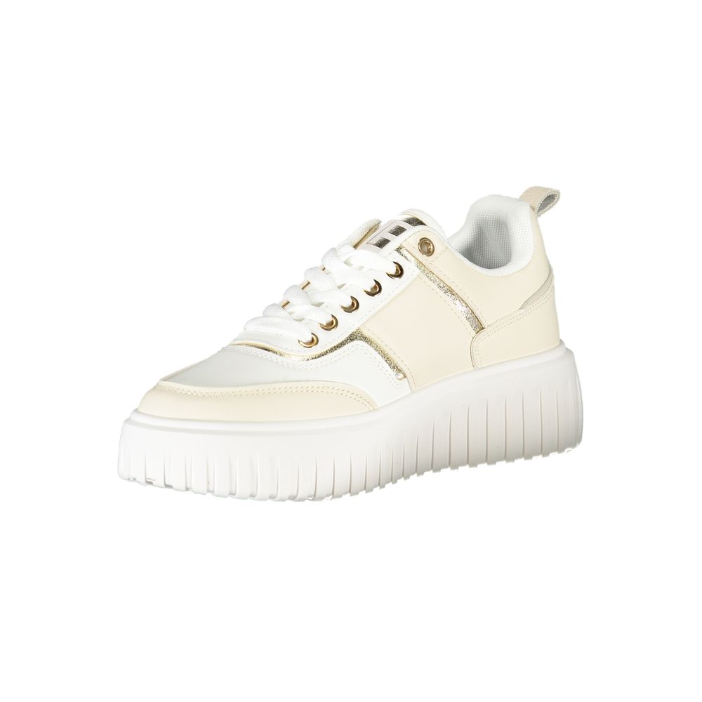 Laura Biagiotti Beige Polyester Sneakers