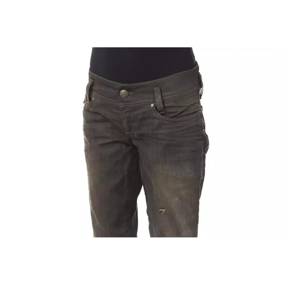 BYBLOS Black Cotton Women Jeans