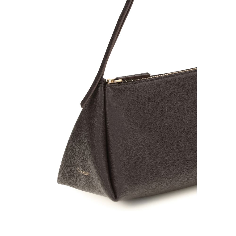 Calvin Klein Brown Calf Leather Bos Taurus Handbag