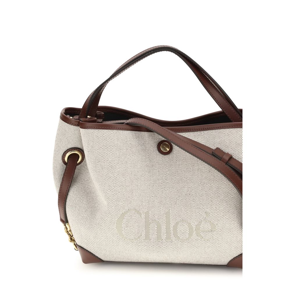 Chloé Beige Fabric Handbag