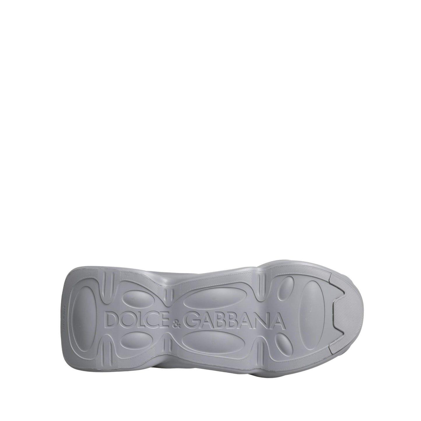 Dolce & Gabbana Gray Slip On Wave Low Top Sneakers