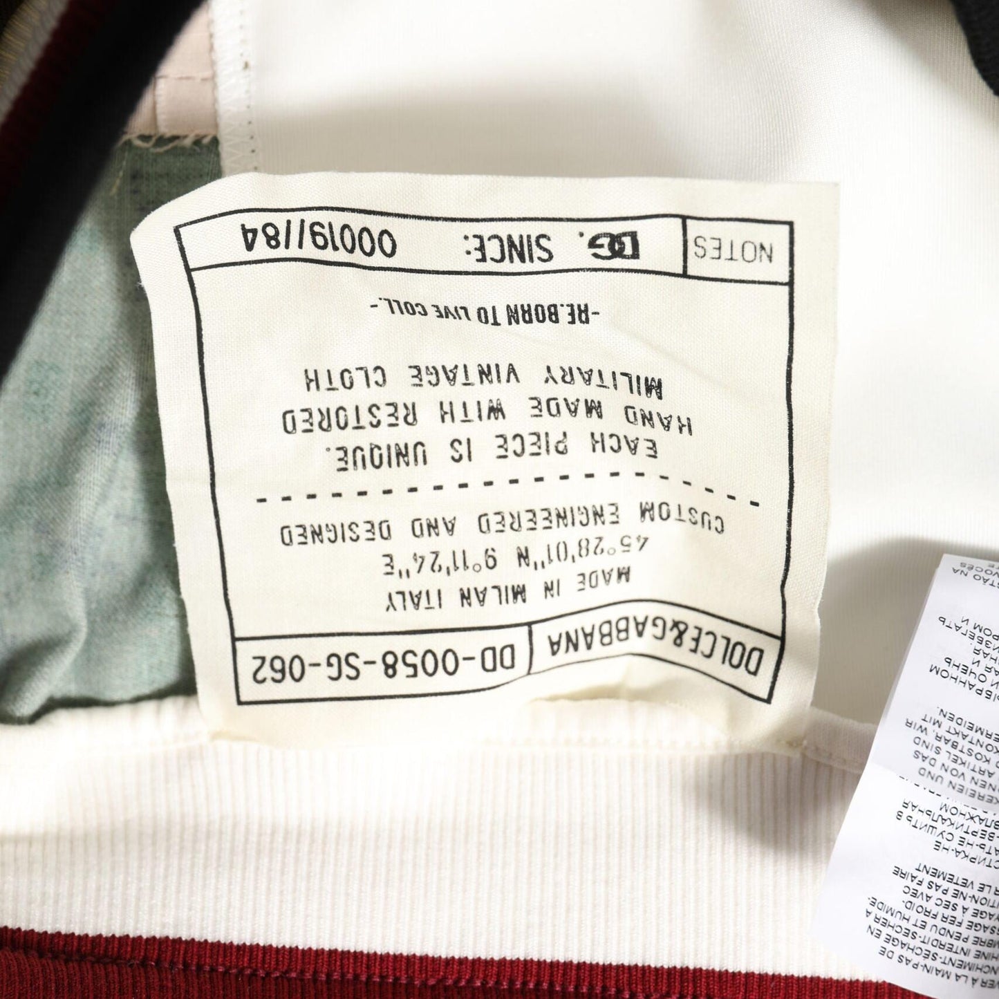 Dolce & Gabbana White Patchwork Jogger Pants