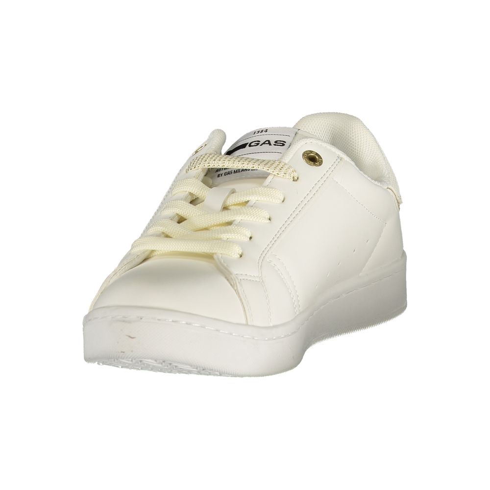 Gas Bianco Polyurethane Women Sneaker