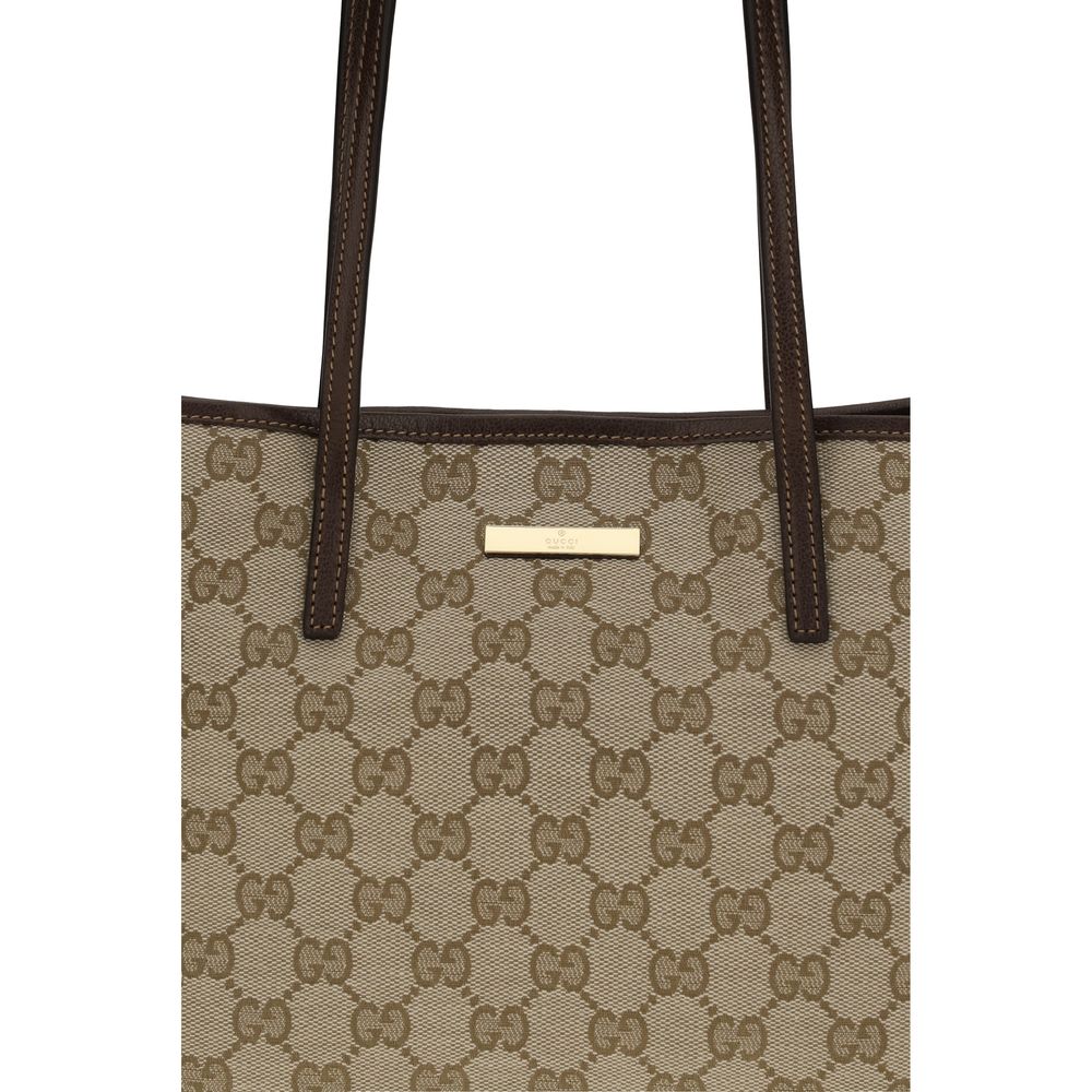 Gucci Beige Polyester Shoulder Bag