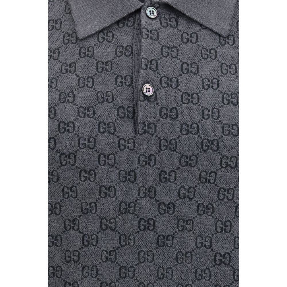 Gucci Gray Lamb Ovis Aries Aries Polo Shirt