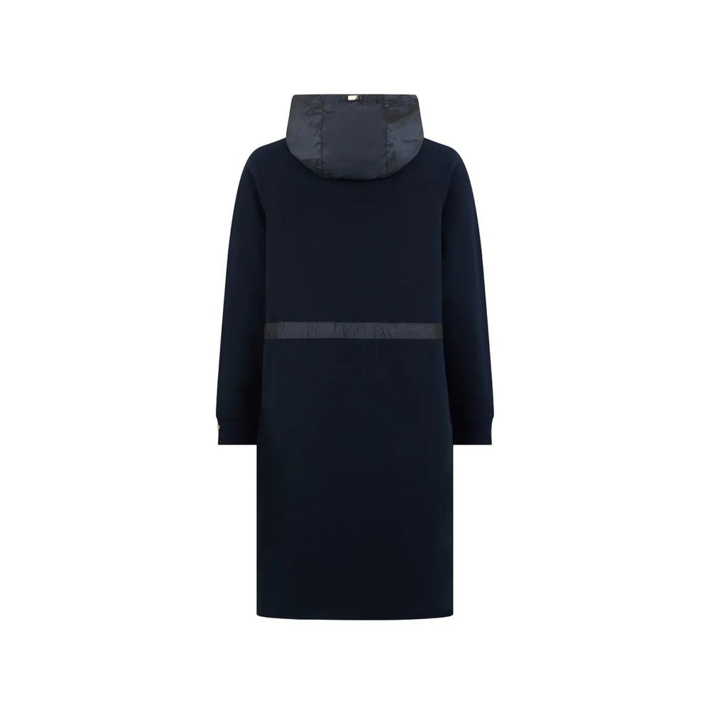 Herno Blue Cotton Coat