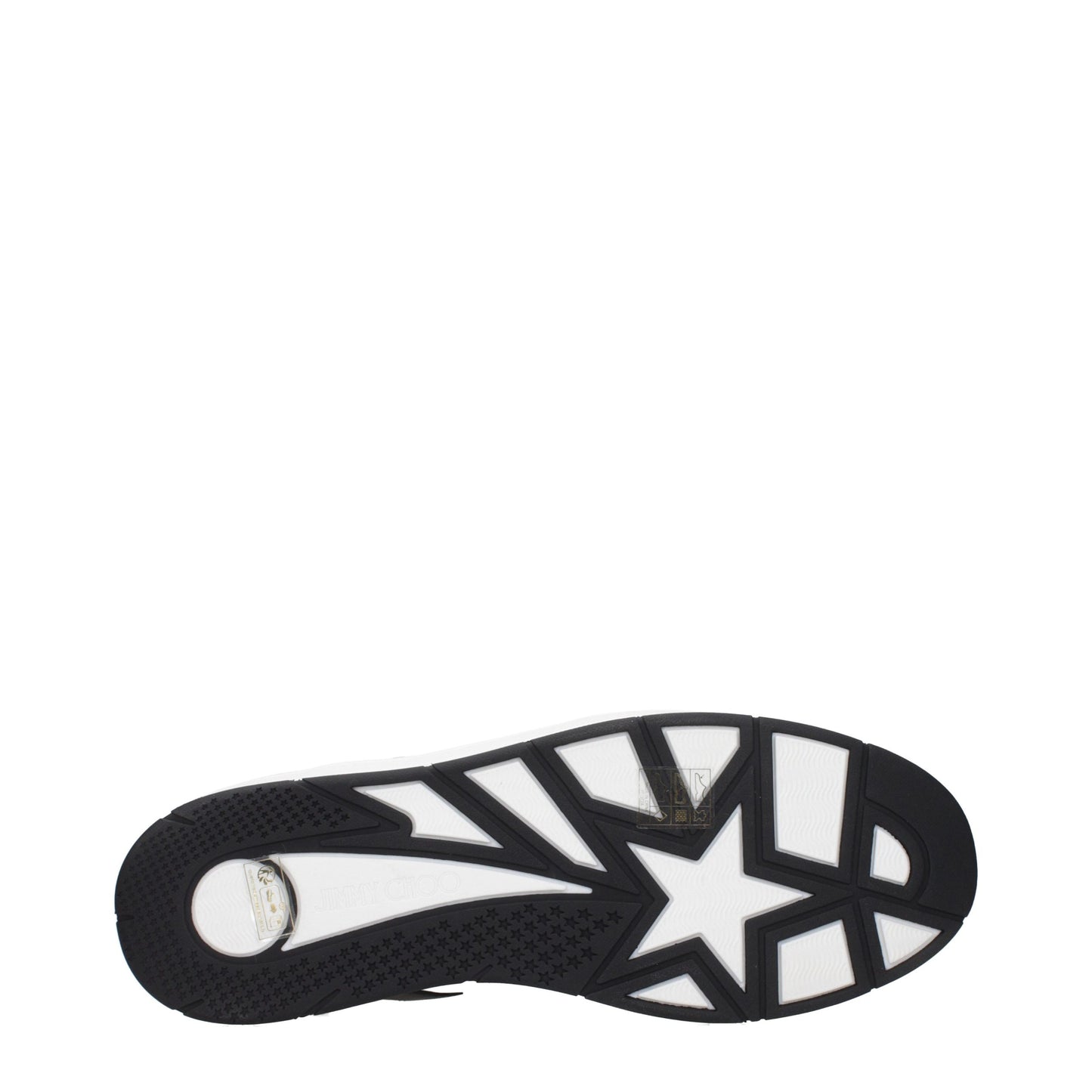 Jimmy Choo Black Leather Sneakers