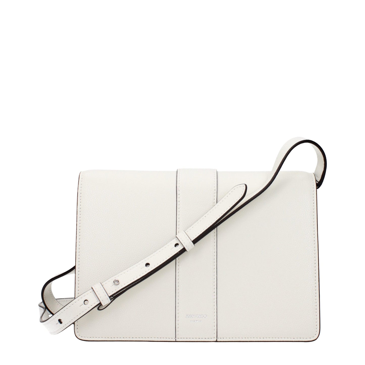 Jimmy Choo White Leather Crossbody Bag