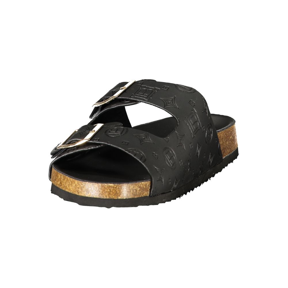 Laura Biagiotti Nero Polyurethane Womens Sandal