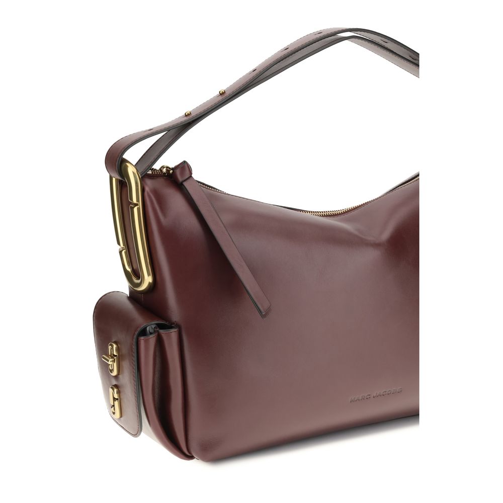 Marc Jacobs Bordeaux Calf Leather Bos Taurus Handbag