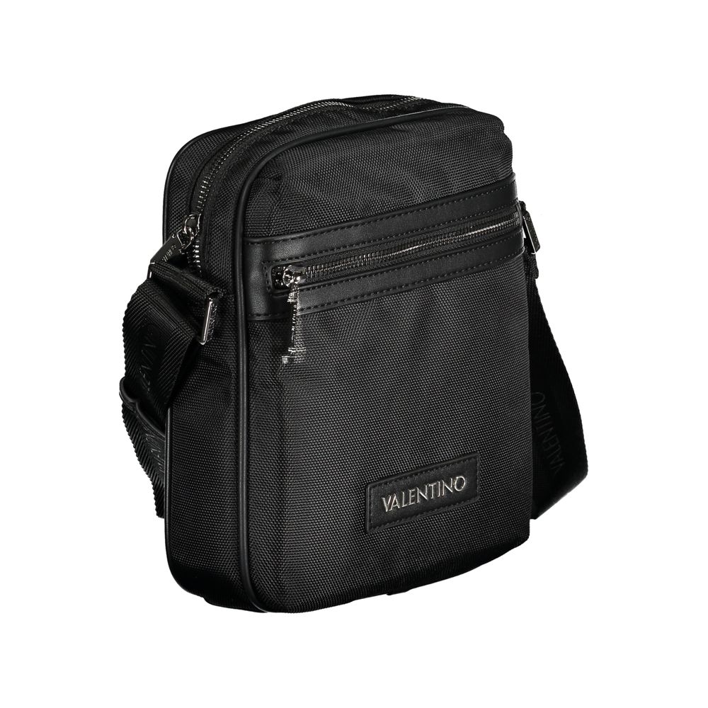 Mario Valentino Black Fabric Men's Shoulder Bag