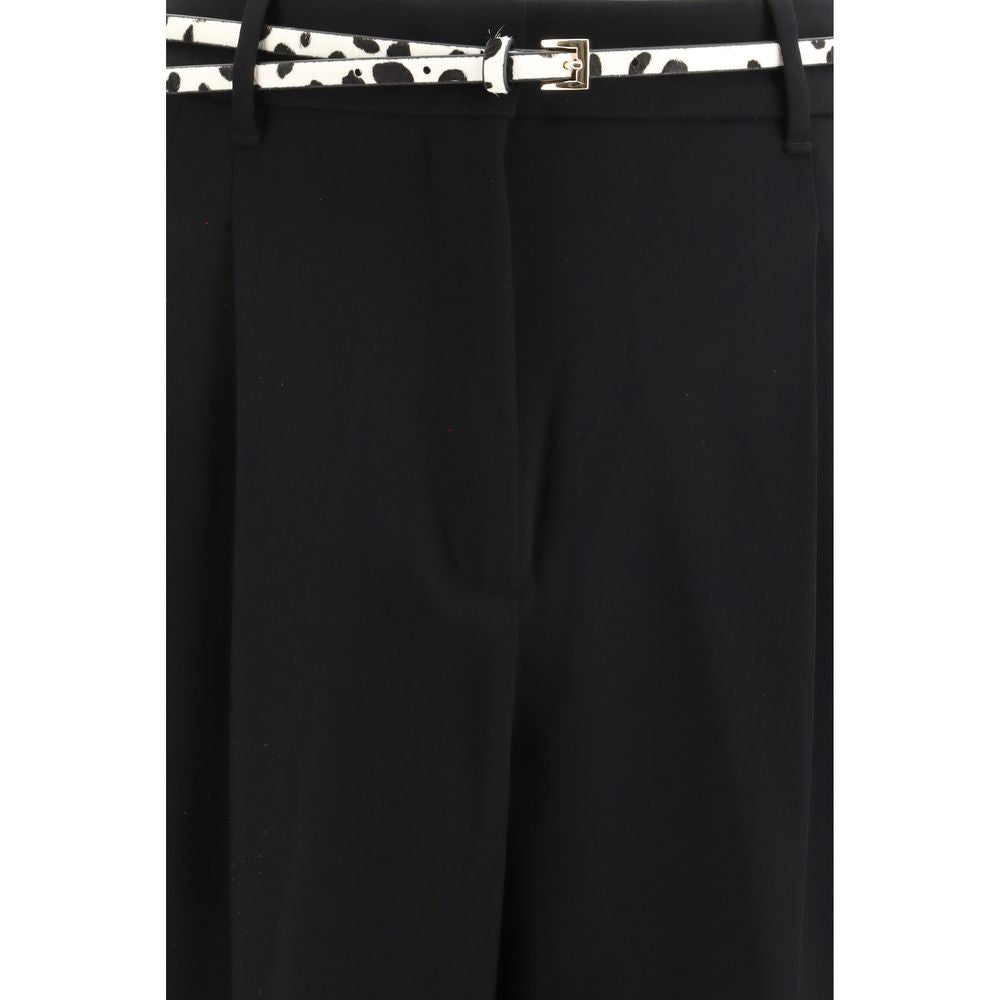 Max Mara Black Triacetate Dress Pants
