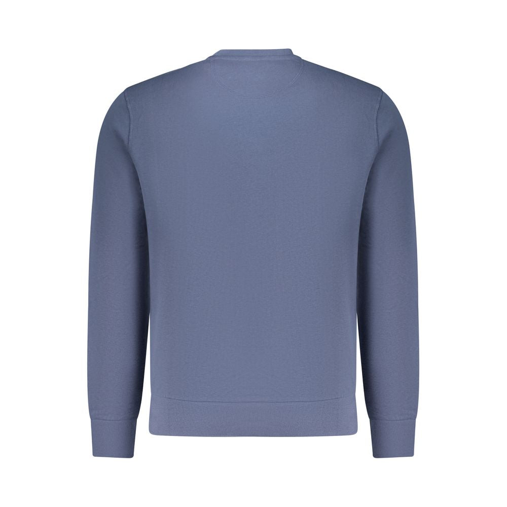 North Sails Blue Cotton Men Sweatshirt
