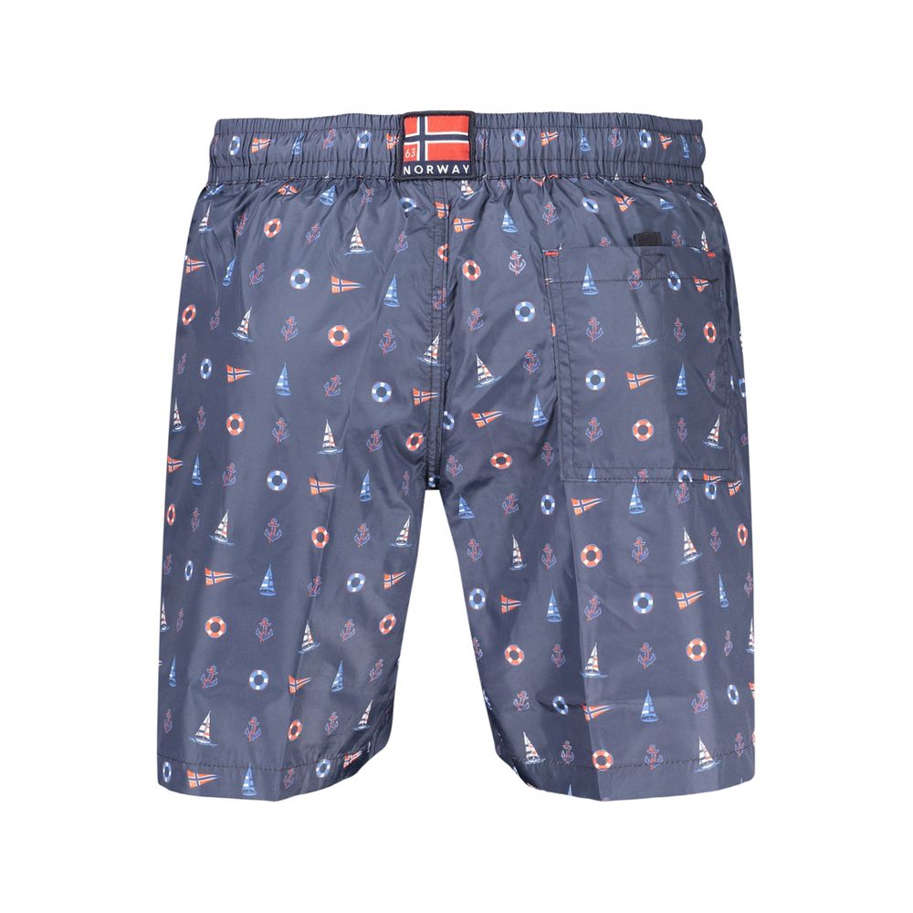 Norway 1963 Blue Polyester Men's Swim Shorts