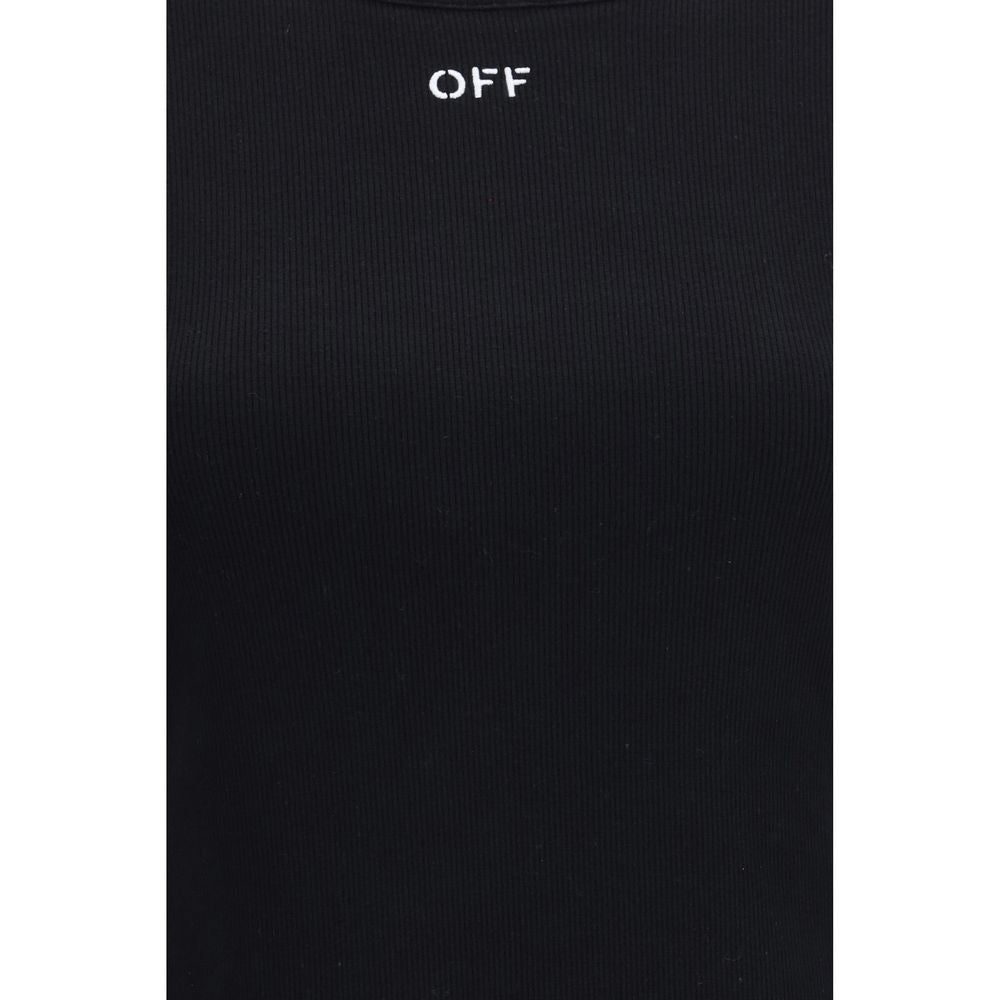 Off-White Black Cotton T-Shirt