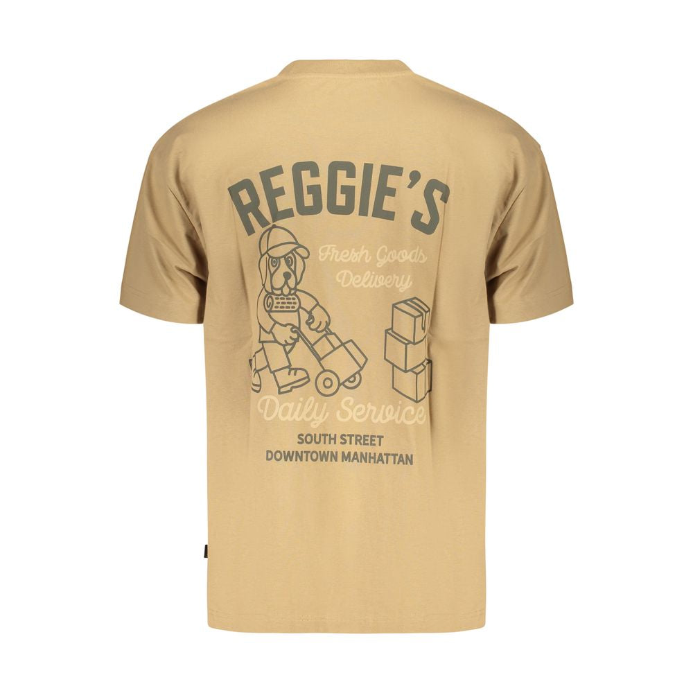 Refrigiwear Brown Cotton Men's T-Shirt