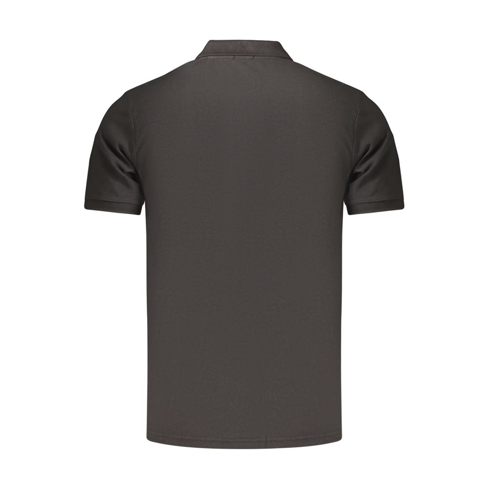 Rifle Black Cotton Men's Polo