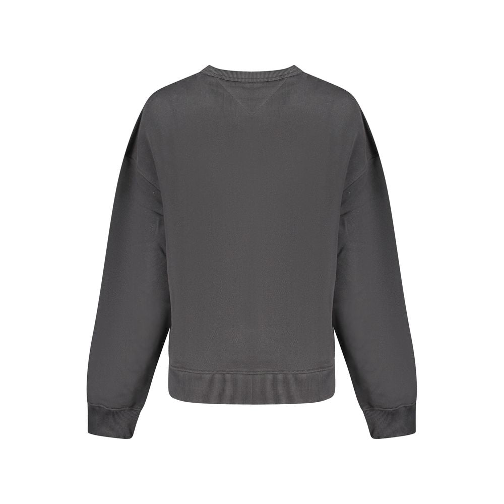 Tommy Hilfiger Black Cotton Women Sweatshirt