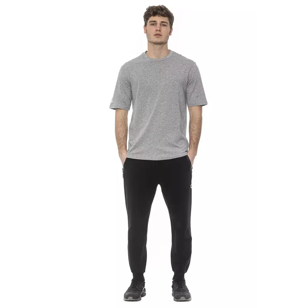 Tond Gray Cotton Men T-Shirt