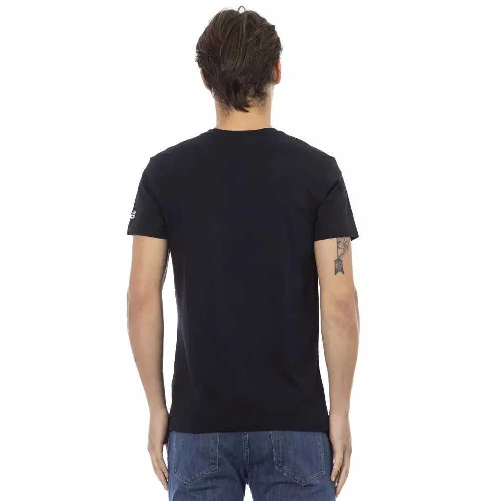 Trussardi Action Black Cotton Men's T-Shirt