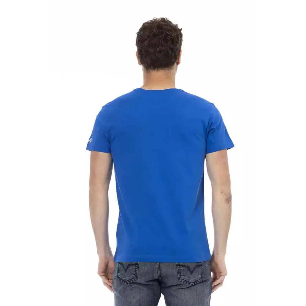Trussardi Action Blue Cotton Men's T-Shirt