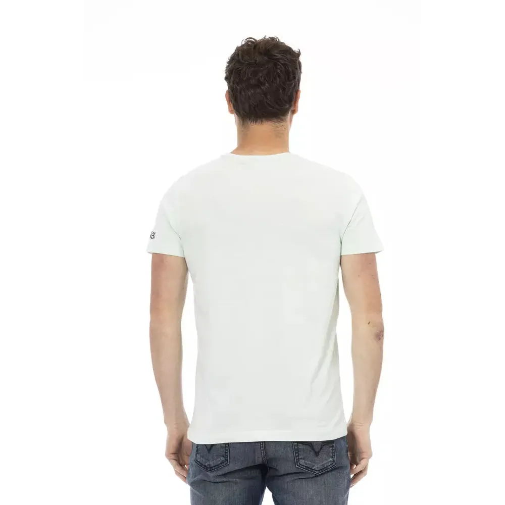 Trussardi Action "Light Blue Cotton Men's T-Shirt"