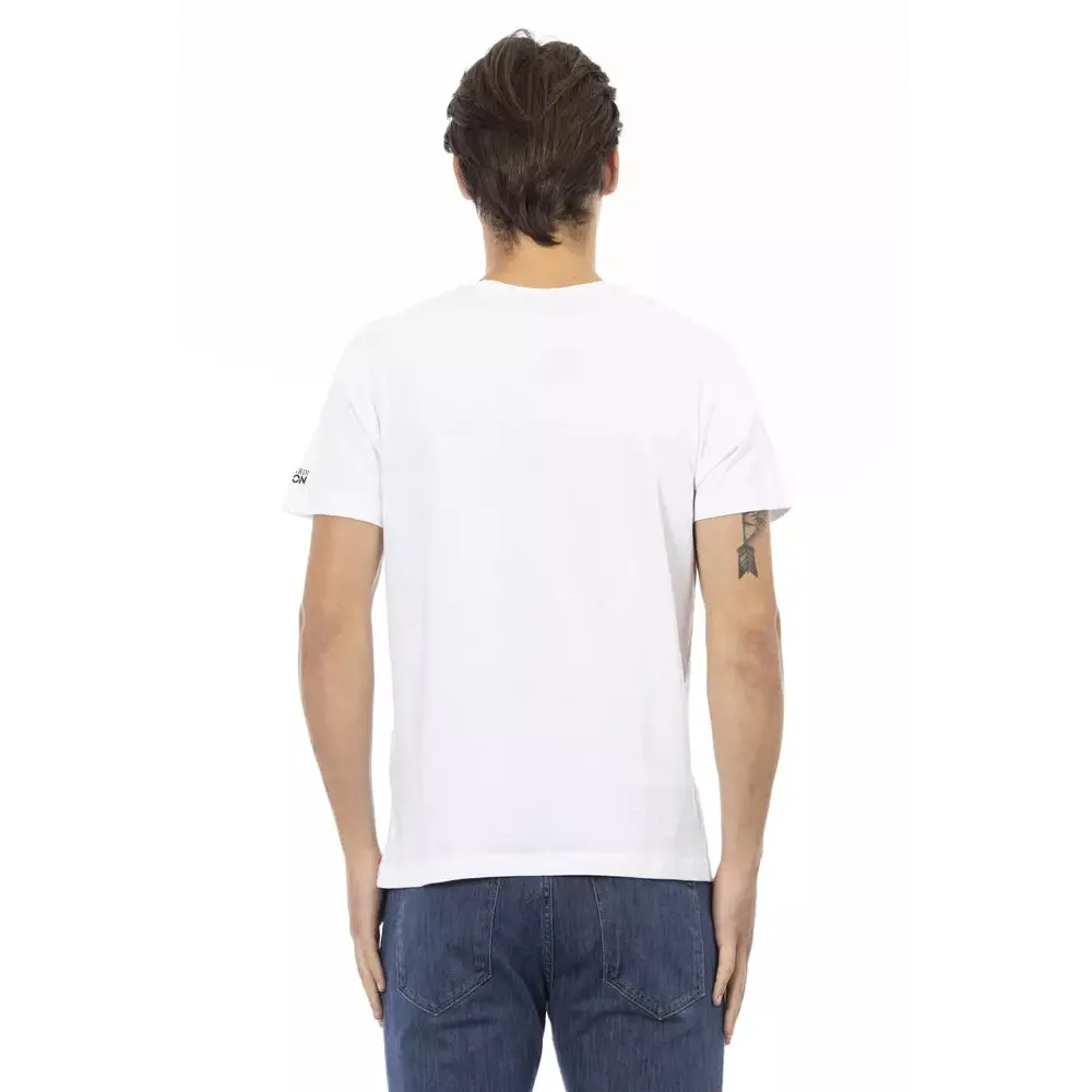 Trussardi Action White Cotton Men's T-Shirt