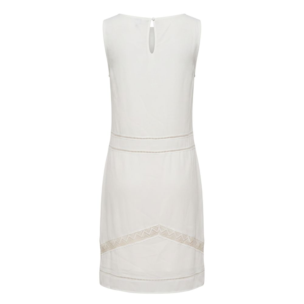 Trussardi Jeans White Polyester Women Dress