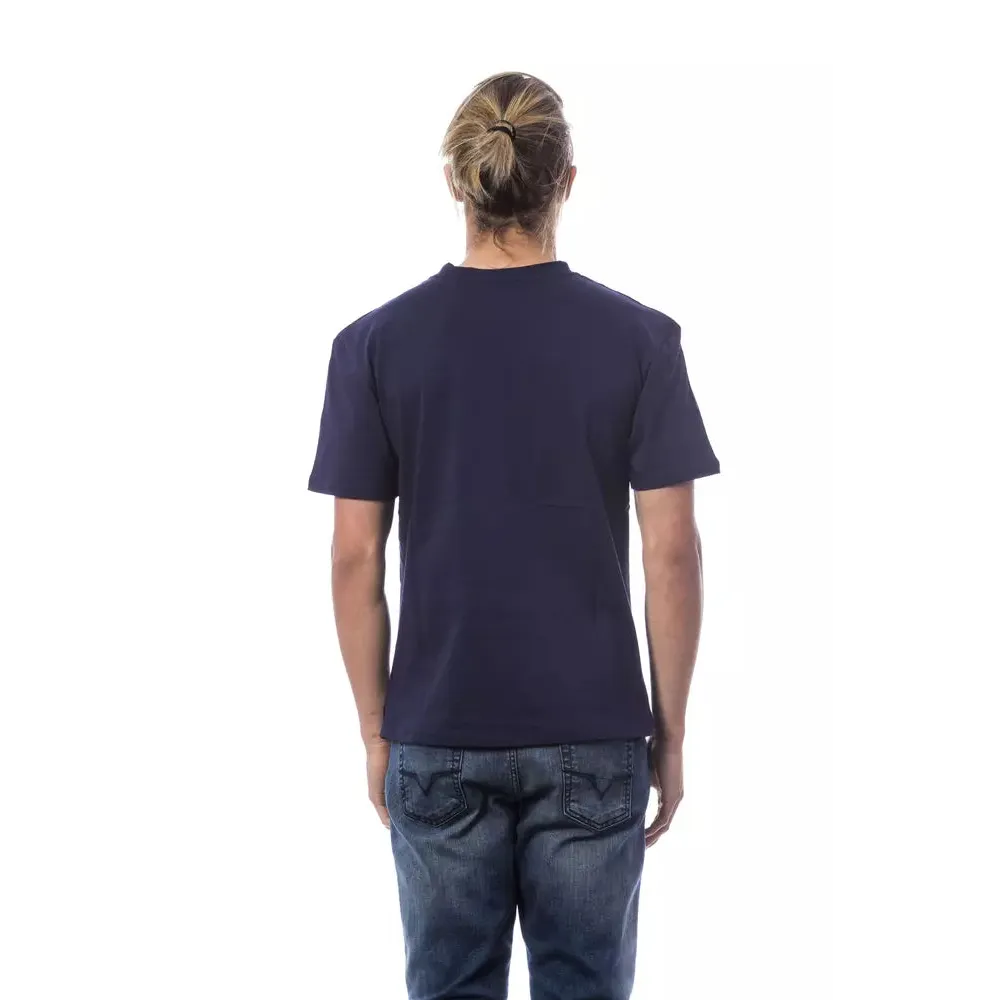 Verri Blue Cotton Men T-Shirt