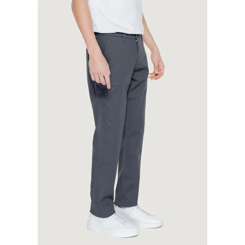Armani Exchange Black Cotton Pant