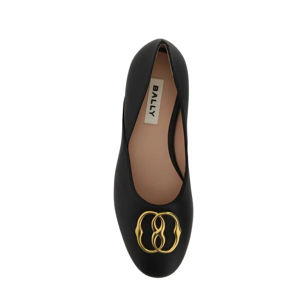 Bally Black Calfskin Ballet Flats - Ballerinasko