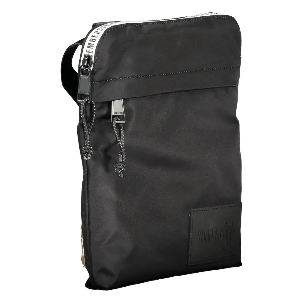 Bikkembergs Black Nylon Shoulder Bag - Skuldertasker