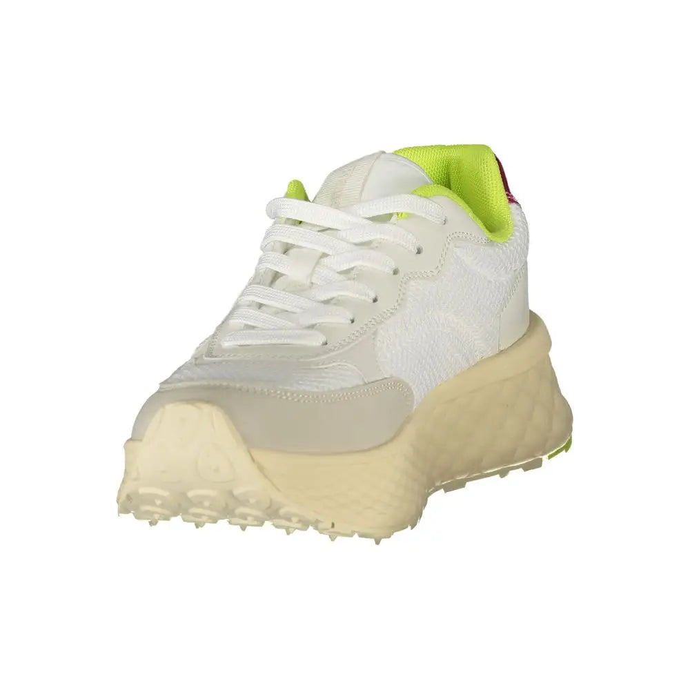 Blauer White Polyester Sneakers - Sneakers