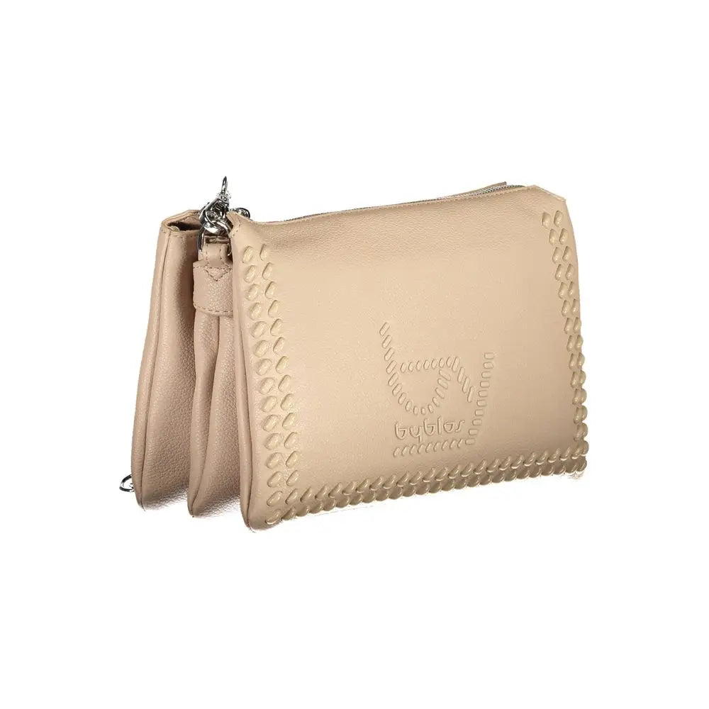 BYBLOS Beige Polyethylene Handbag - Håndtasker
