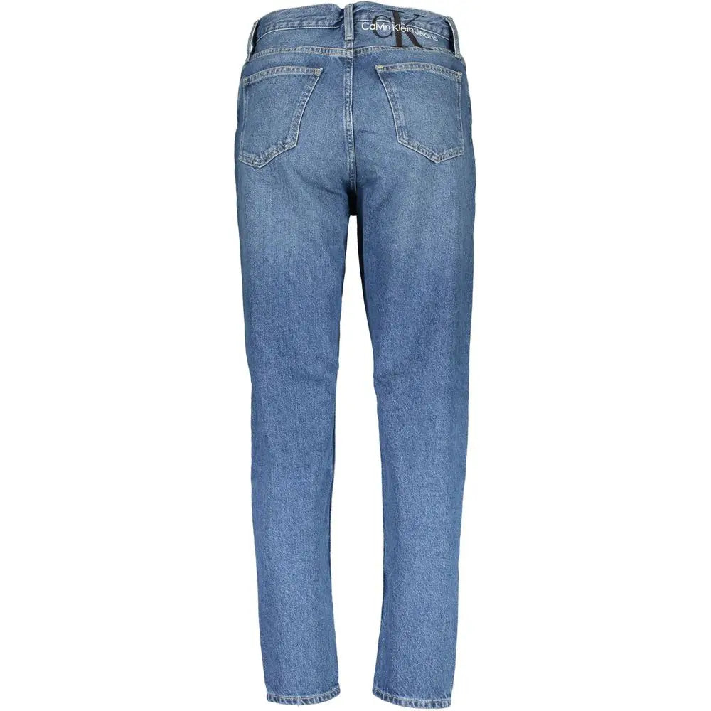 Calvin Klein Blue Cotton Women Jeans - Jeans