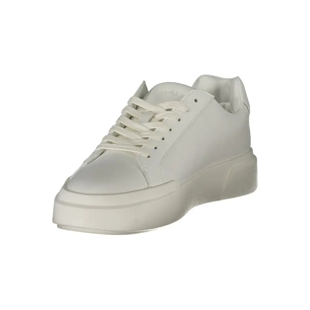 Calvin Klein White Polyester Sneakers - Sneakers