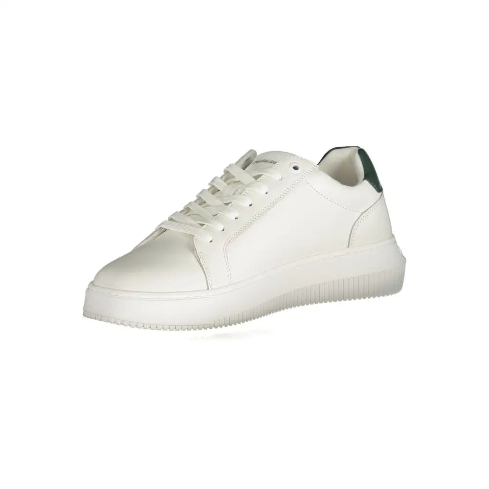 Calvin Klein White Polyester Sneakers - Sneakers