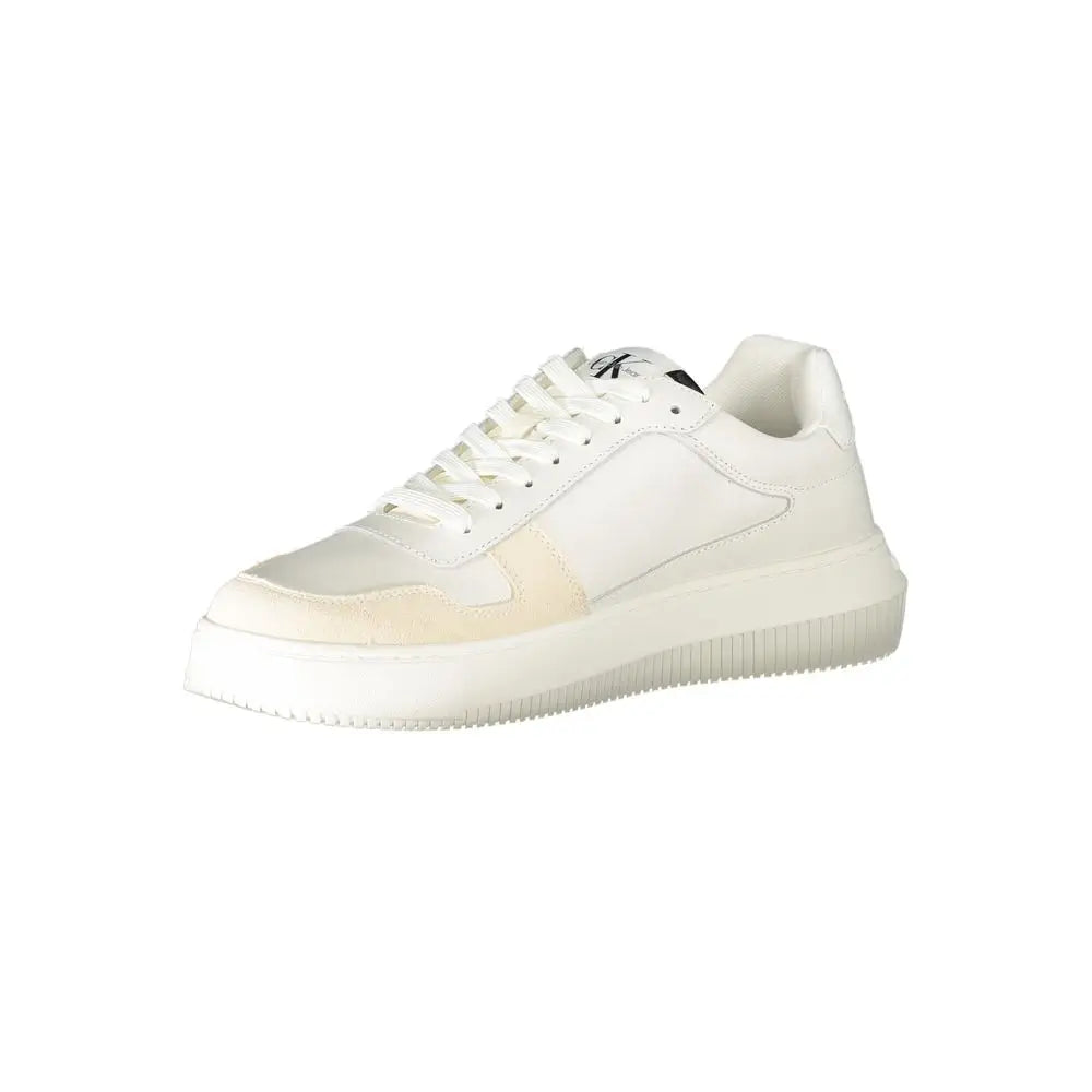 Calvin Klein White Polyester Sneakers - Sneakers