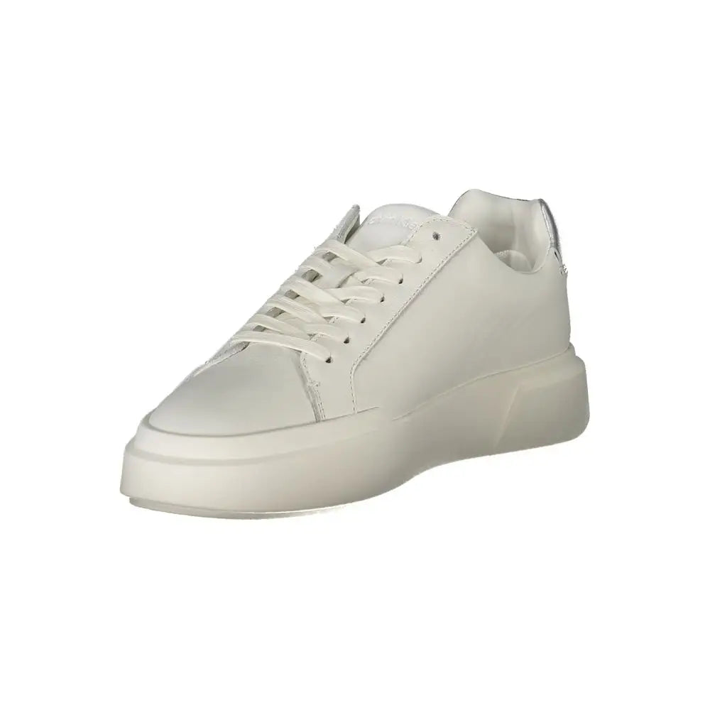 Calvin Klein White Polyester Sneakers - Sneakers