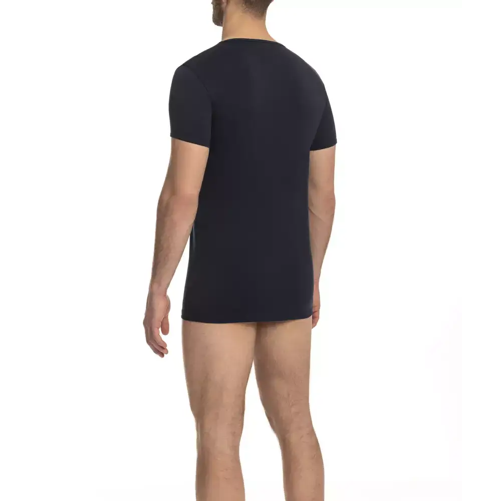 Cavalli Class Blue Cotton Men T-Shirt - T-shirts