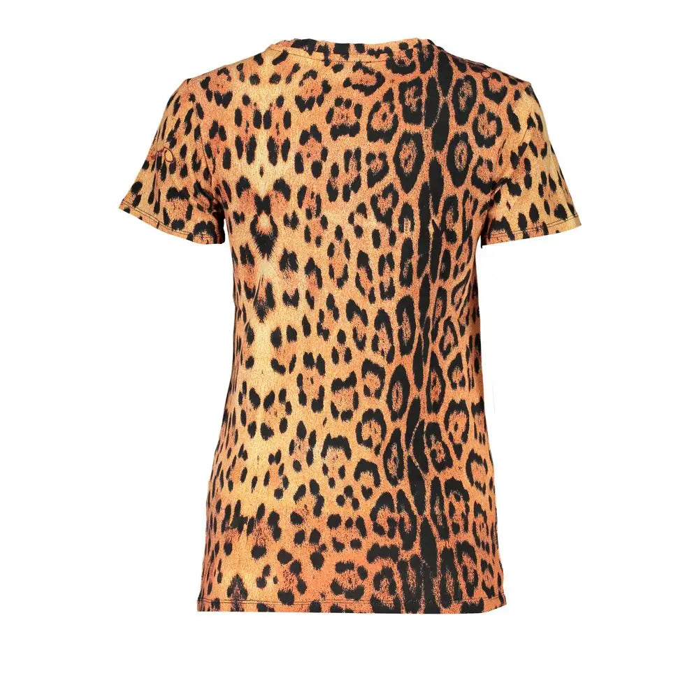 Cavalli Class Orange Cotton Tops & T-Shirt - T-shirts