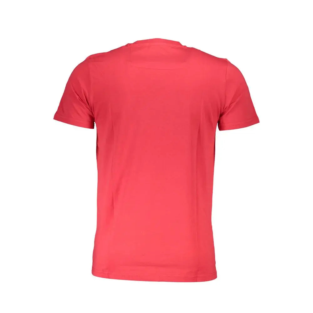 Cavalli Class Red Cotton Men T-Shirt - T-shirts