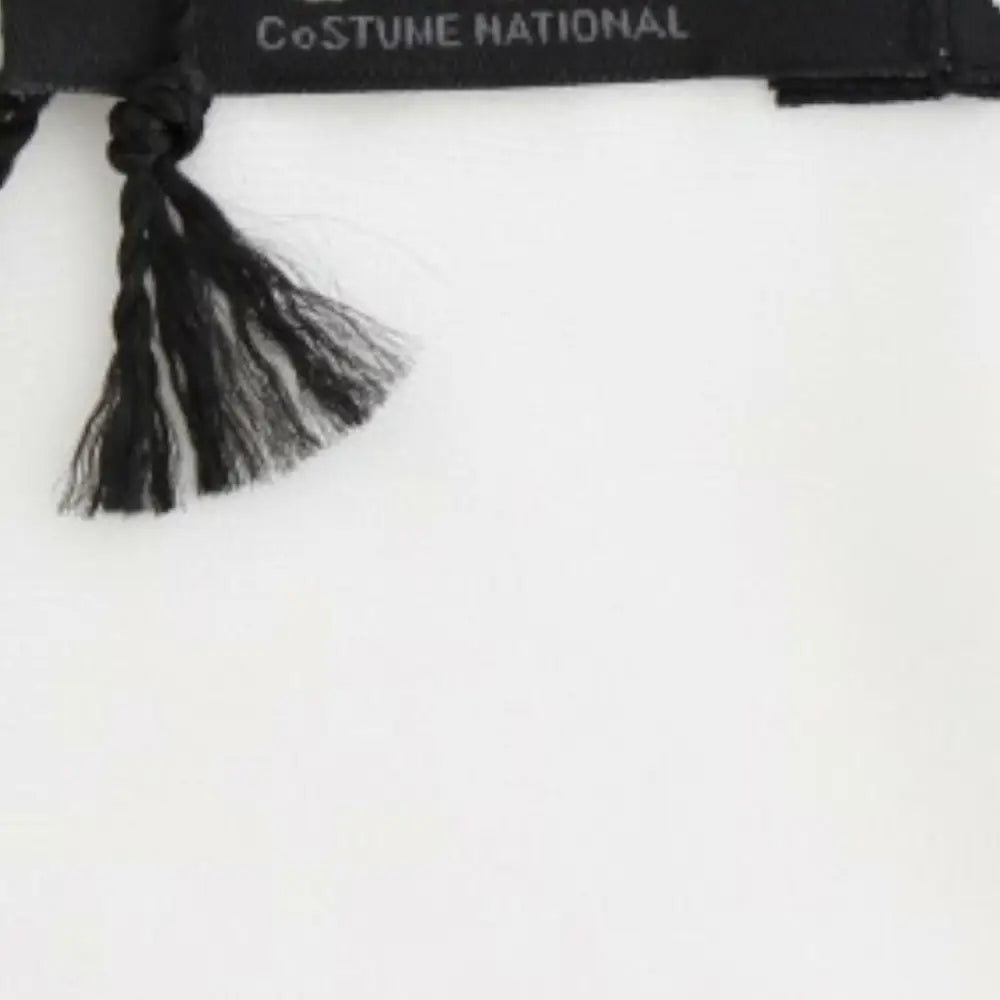 Costume National White motive print blouse