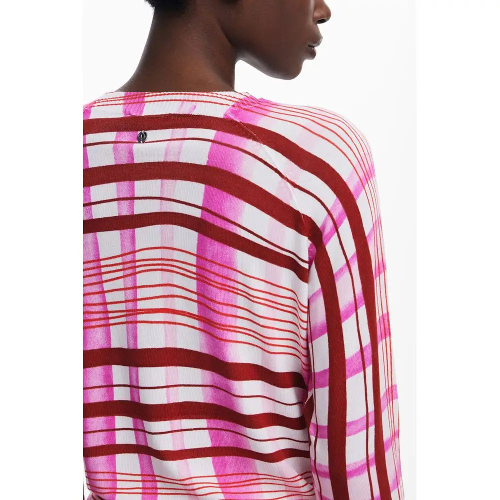 Desigual Pink Viscose Women Sweater - Sweaters