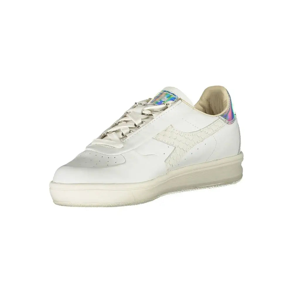 Diadora White Fabric Sneakers - Sneakers